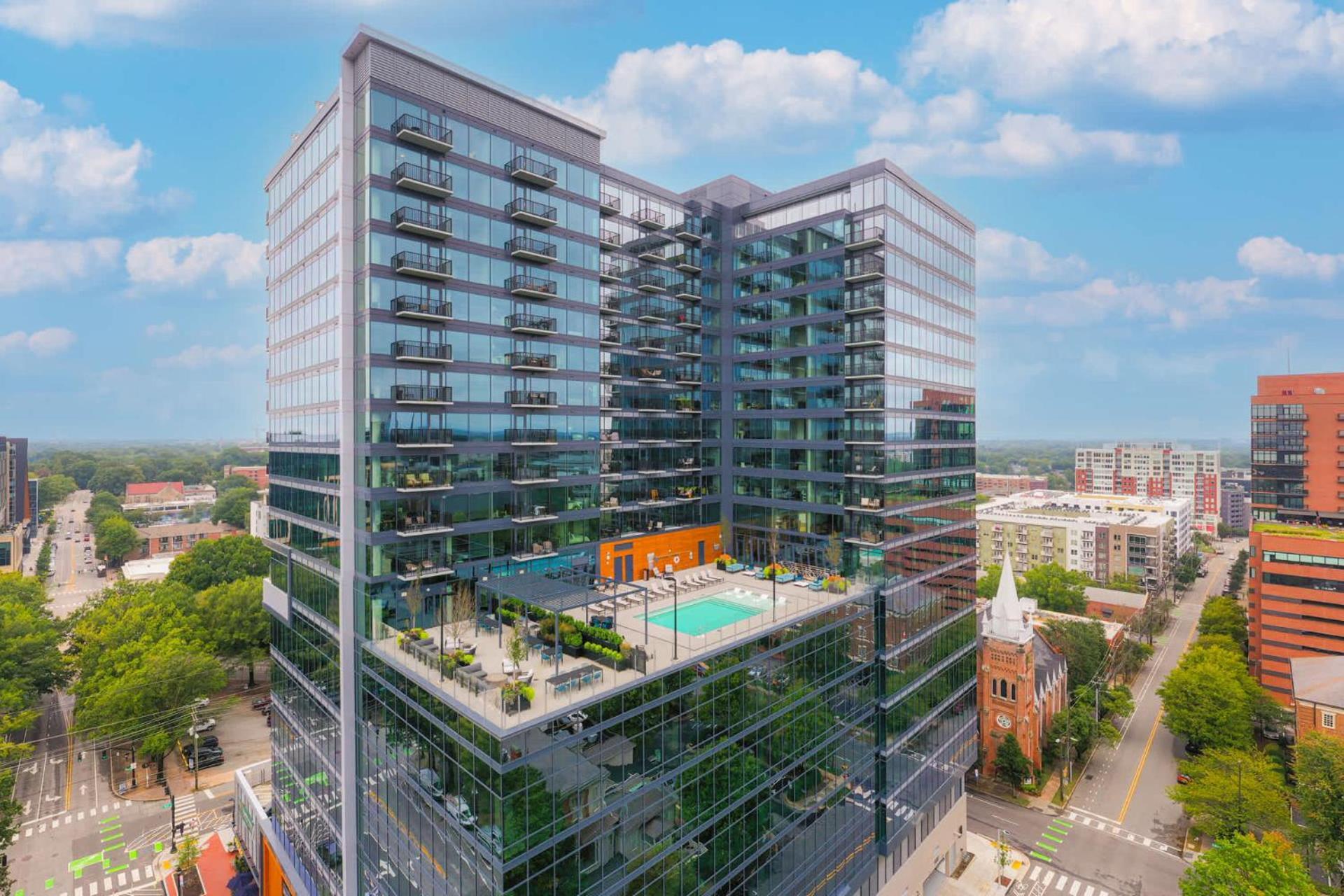 High-Rise Apt Raleigh Free Parking & Sunset View 1 Экстерьер фото